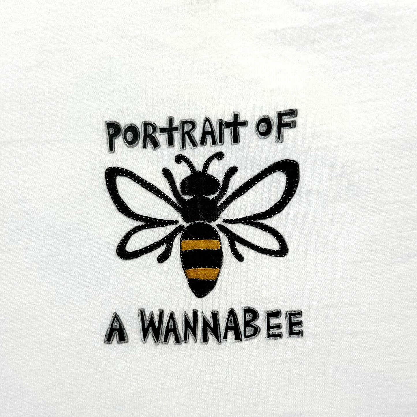WANNABE HANDPRINTED TSHIRT