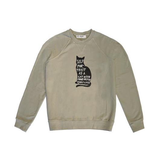 PRINTED CAT SWEAT