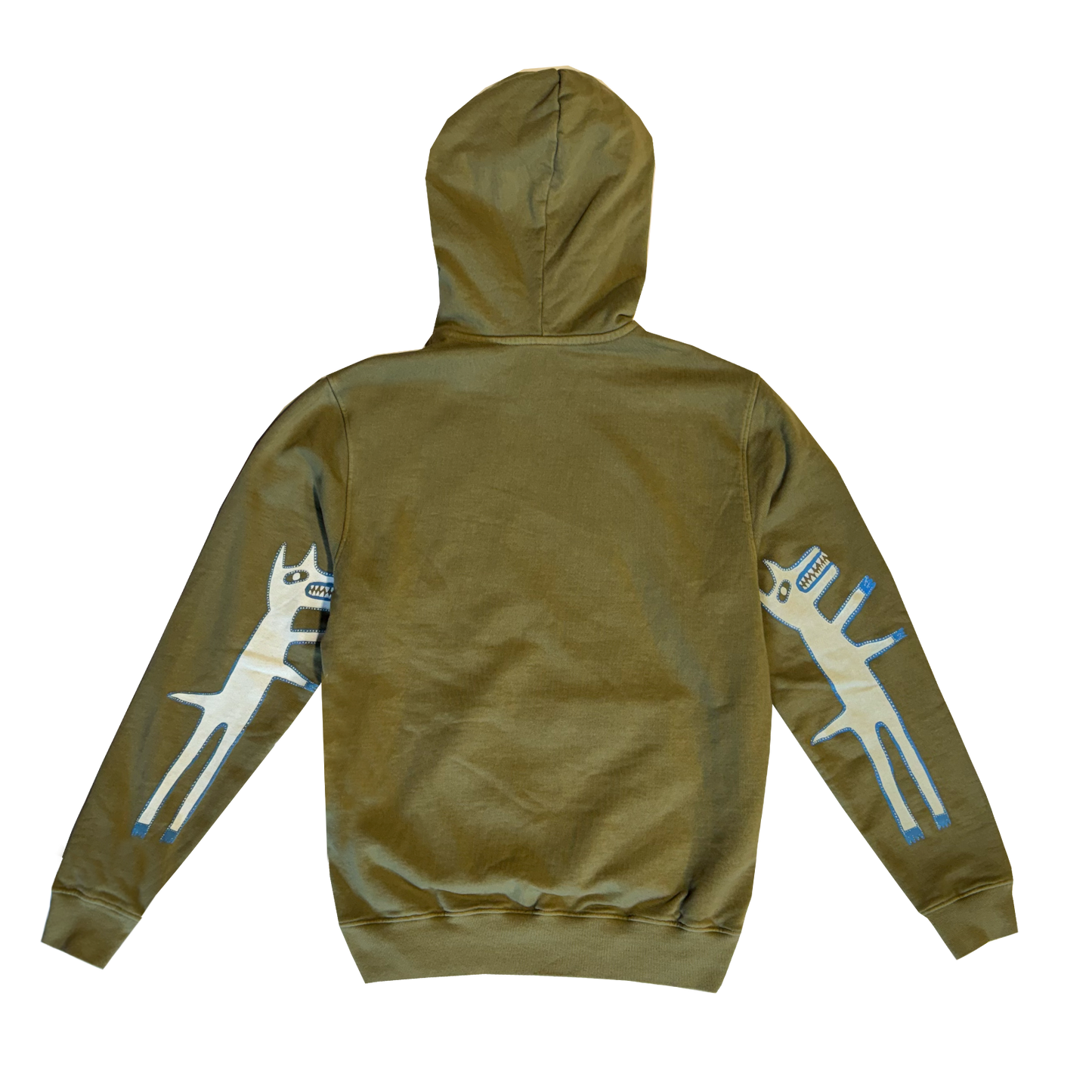 PRINTED WOLF HOODIE