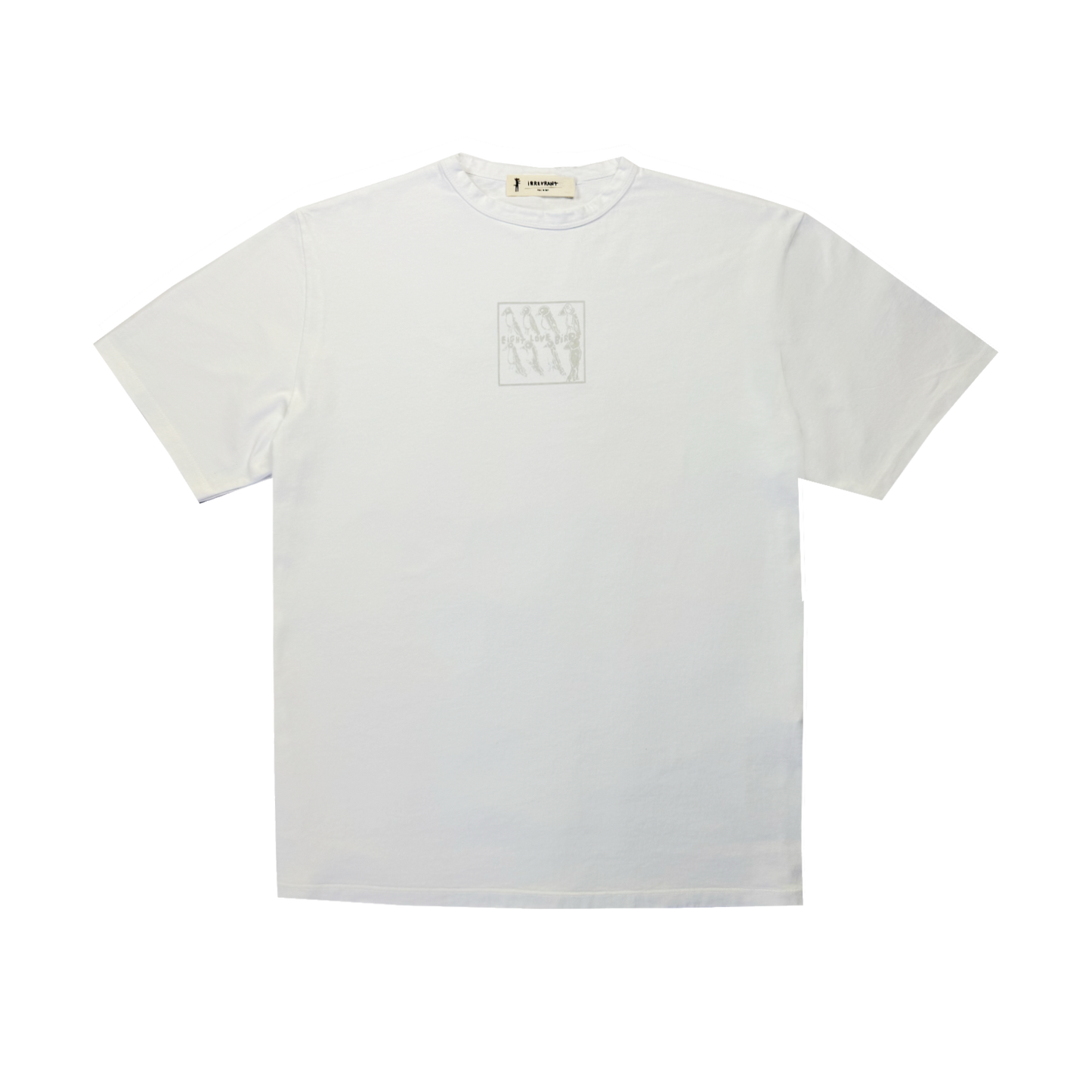 8 LOVE BIRDS HANDPRINTED TSHIRT