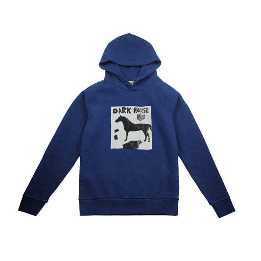 PRINTED BLACK HORSE HOODIE